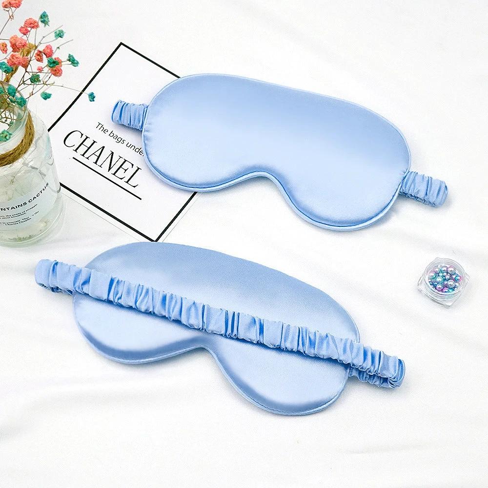 Eye Patch Imitated Silk Eye Patch Shading Sleeping Eye Mask Travel Relax Covers Eye Shade Health Sleeping Shield Eye Care Tools by GJG Denim