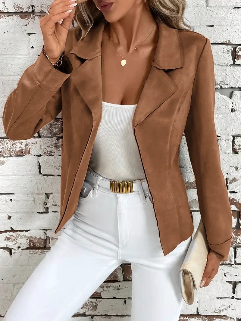 Autumn And Winter Elegant Slim Slimming Women's Jacket Cardigan Jacket by GJG Denim