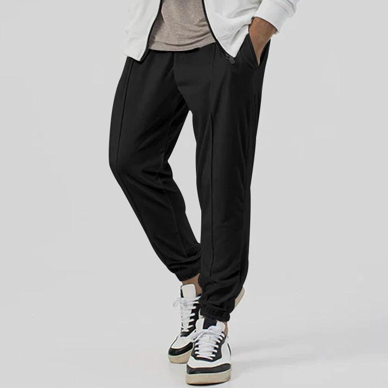 Men's Casual Track Loose Tappered Sweatpants by GJG Denim