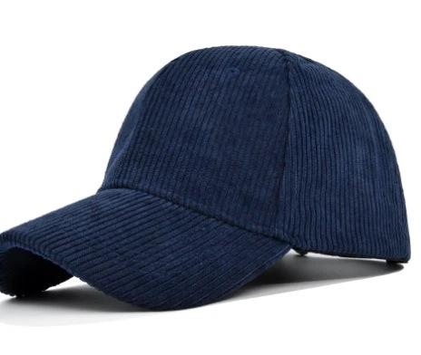 Versatile Curved Brim Corduroy Hat by GJG Denim