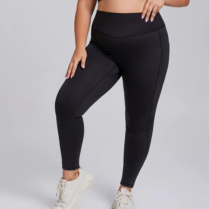 Sports Workout Clothes Women's No Embarrassment Line Tight Trousers Stretch Suit by GJG Denim