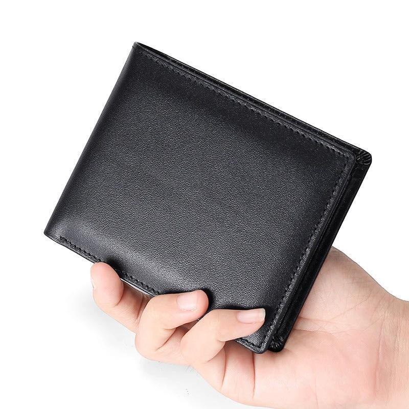 Multi-Functional RFID Anti-Skimming Leather Wallet For Men by GJG Denim