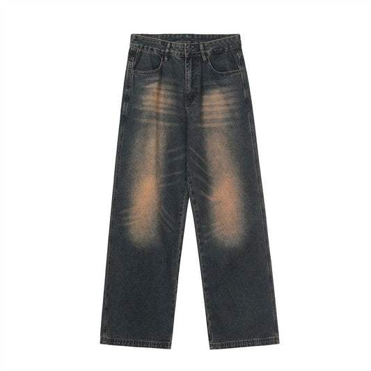 Retro Washing Water Daddy Pants Men by GJG Denim