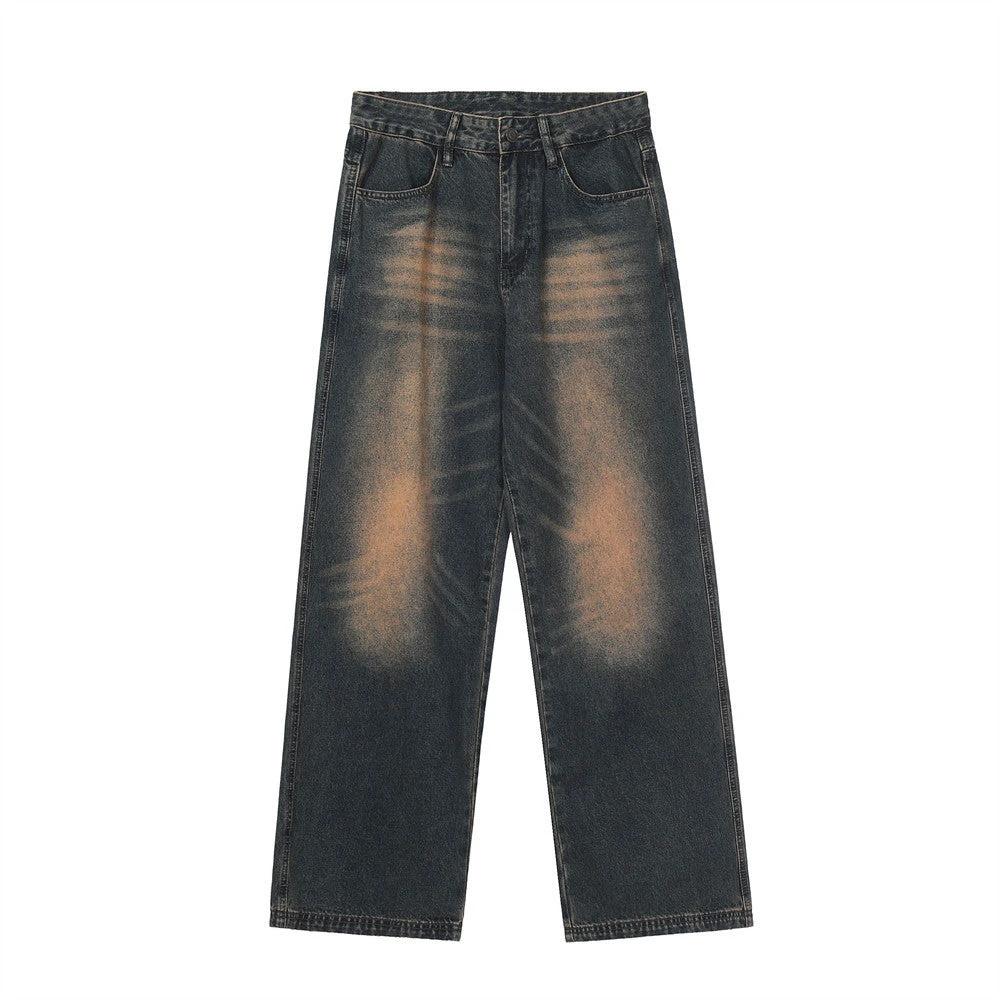 Retro Washing Water Daddy Pants Men by GJG Denim