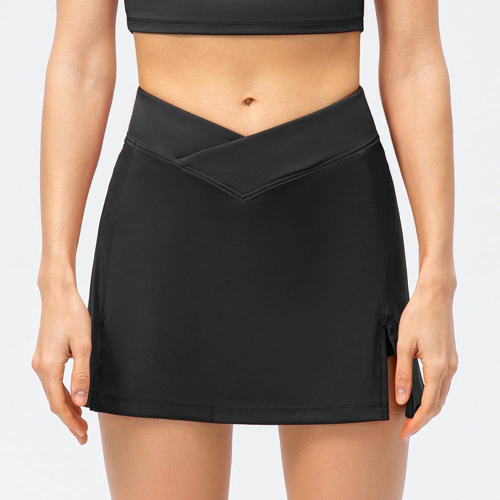 Running Tennis Fake Two-piece Sports Skirt by GJG Denim