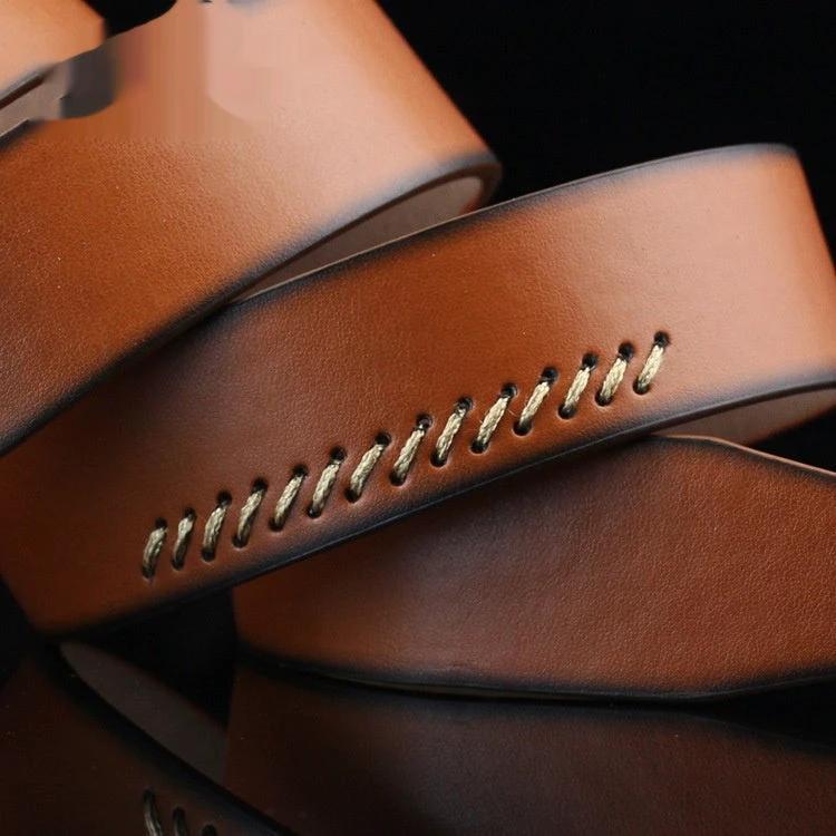 Men's Threading Casual Pin Buckle Belt by GJG Denim