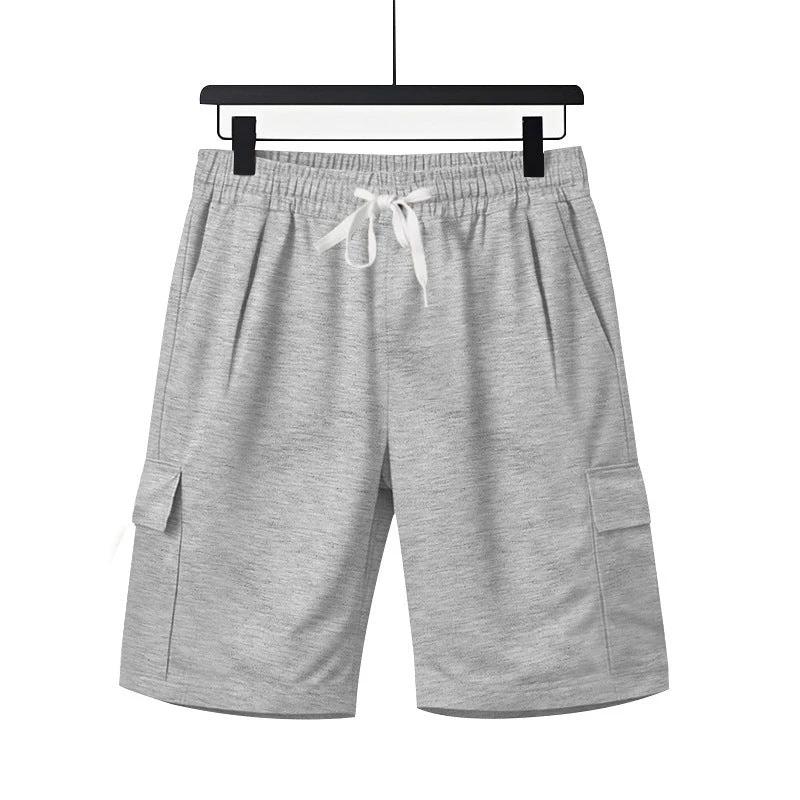 Men's Summer Sports Breathable And Loose Tooling Multi-pocket by GJG Denim