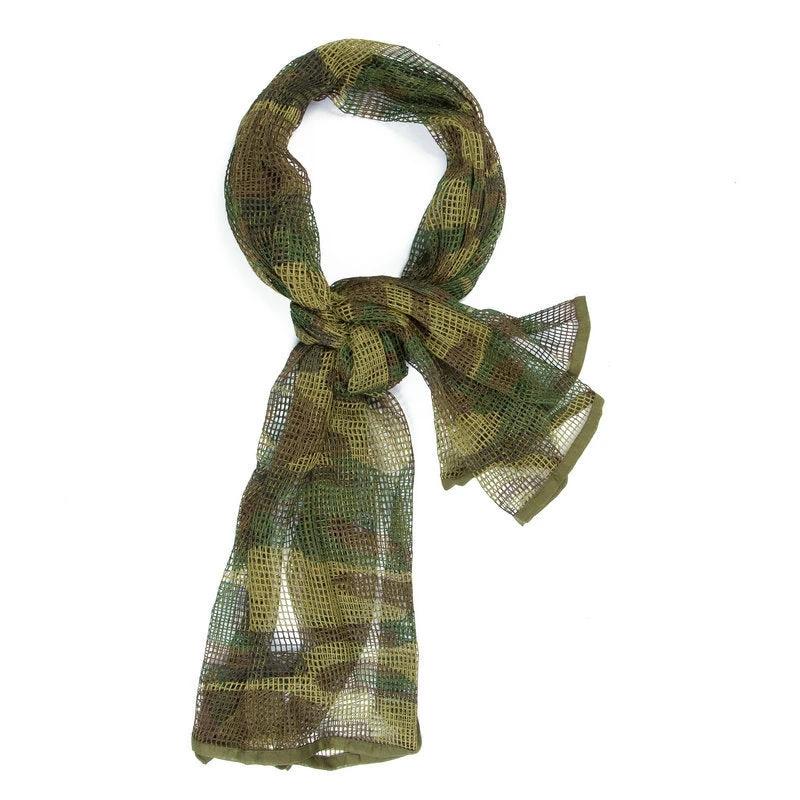 Men's Long Camouflage Multi-purpose Breathable Outdoor Scarf by GJG Denim