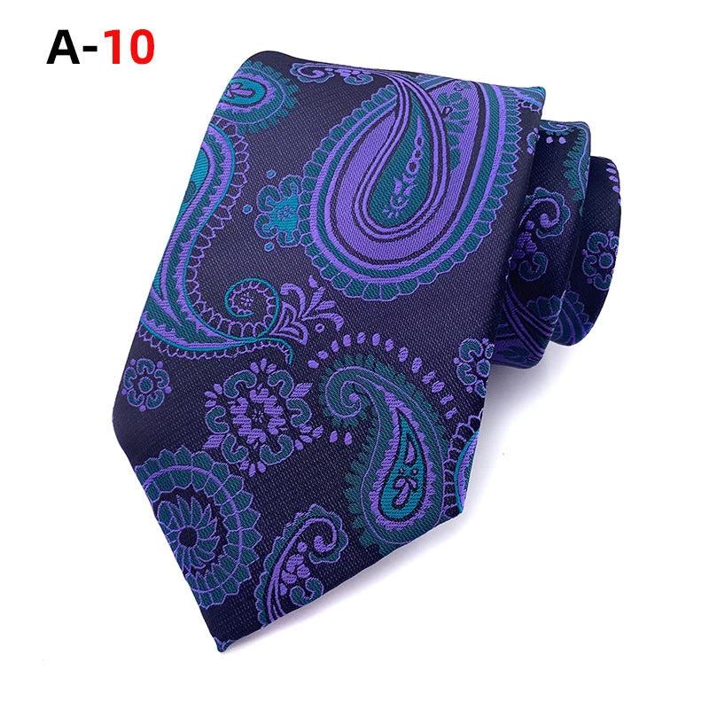 Men's Polyester Jacquard Tie by GJG Denim