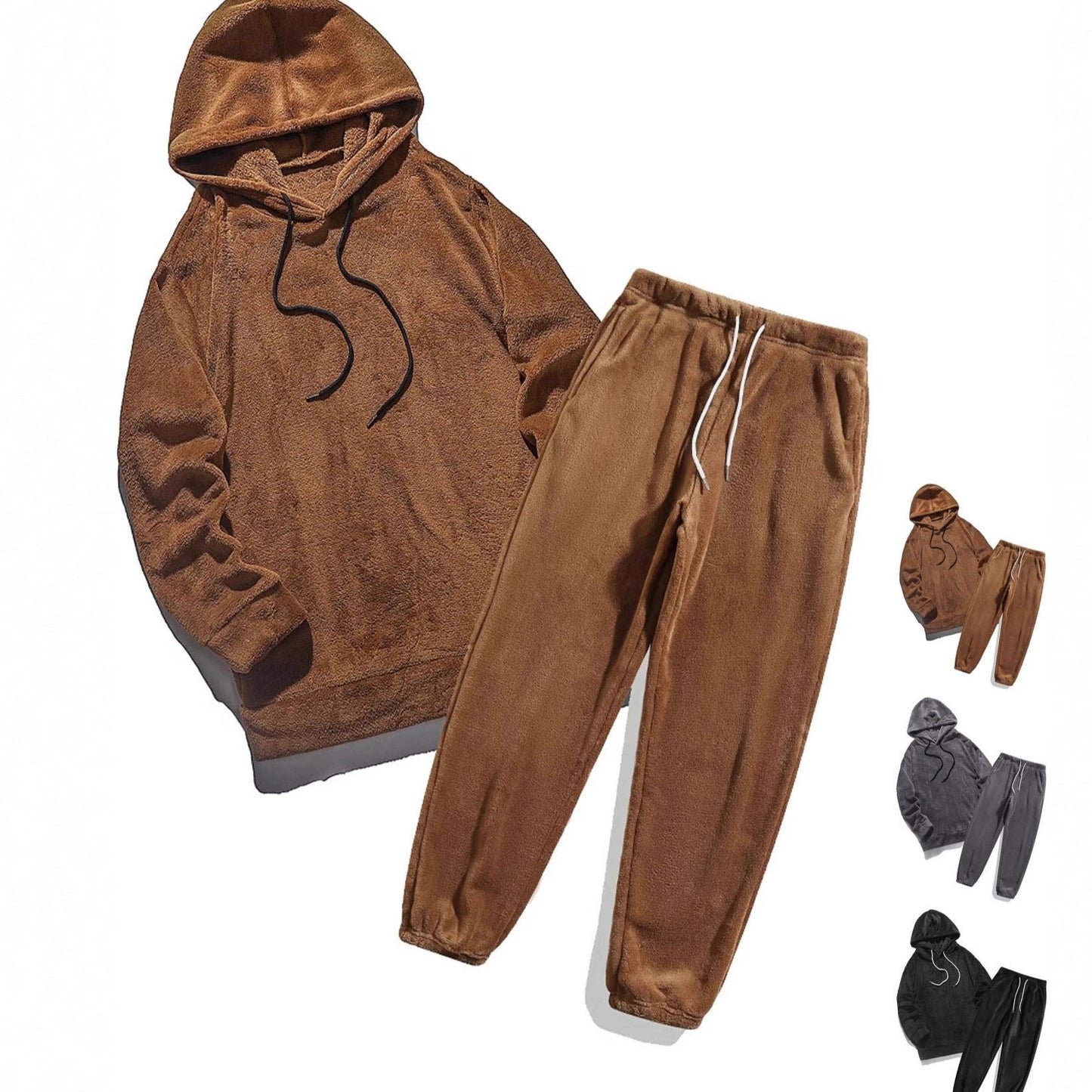 Fashion Fleece Sweater And Pants Set by GJG Denim