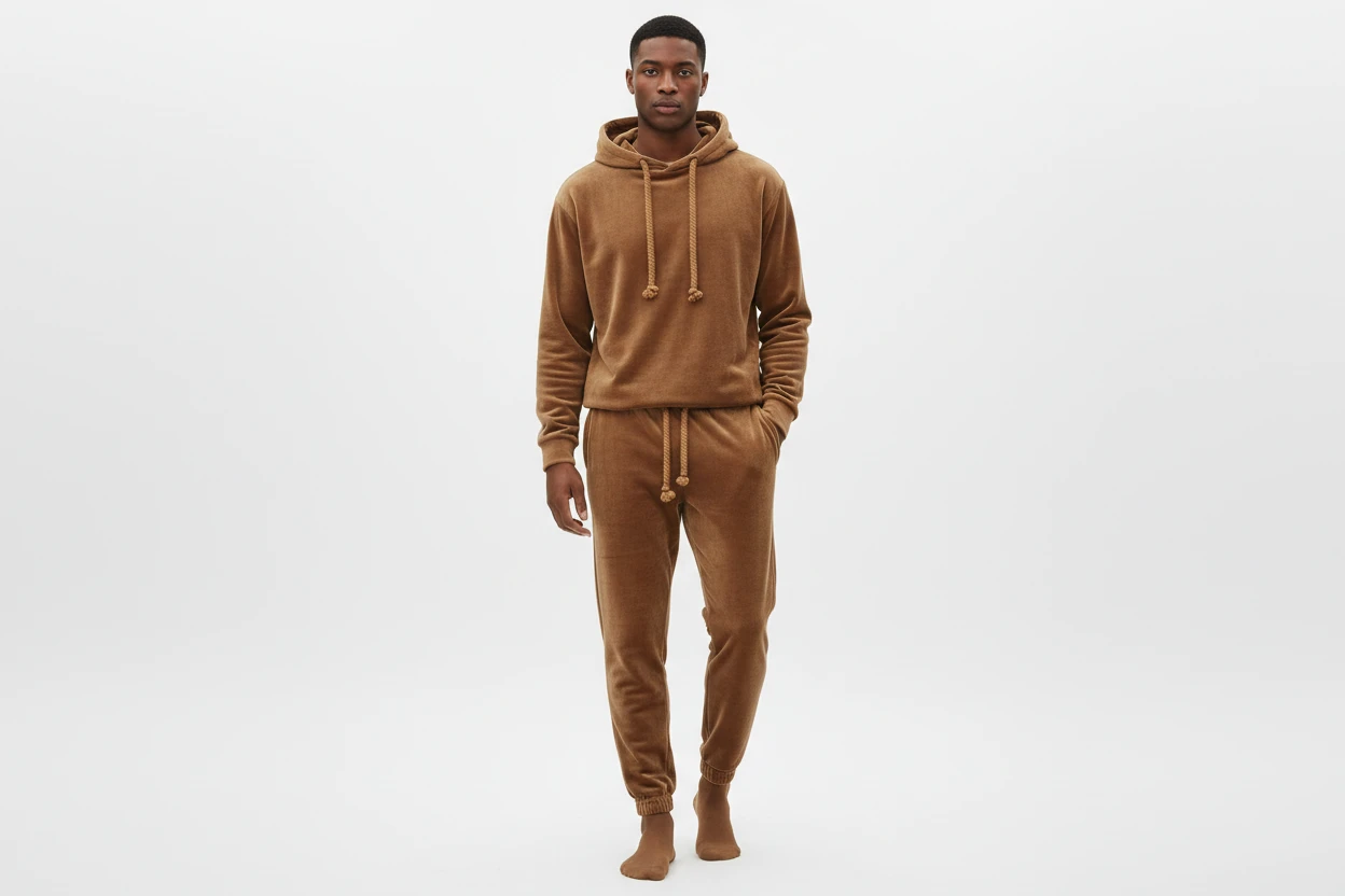Fashion Fleece Sweater And Pants Set by GJG Denim