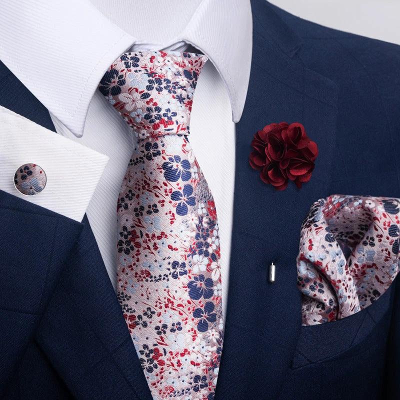 Men's Tie and Pocket Square Combo by GJG Denim
