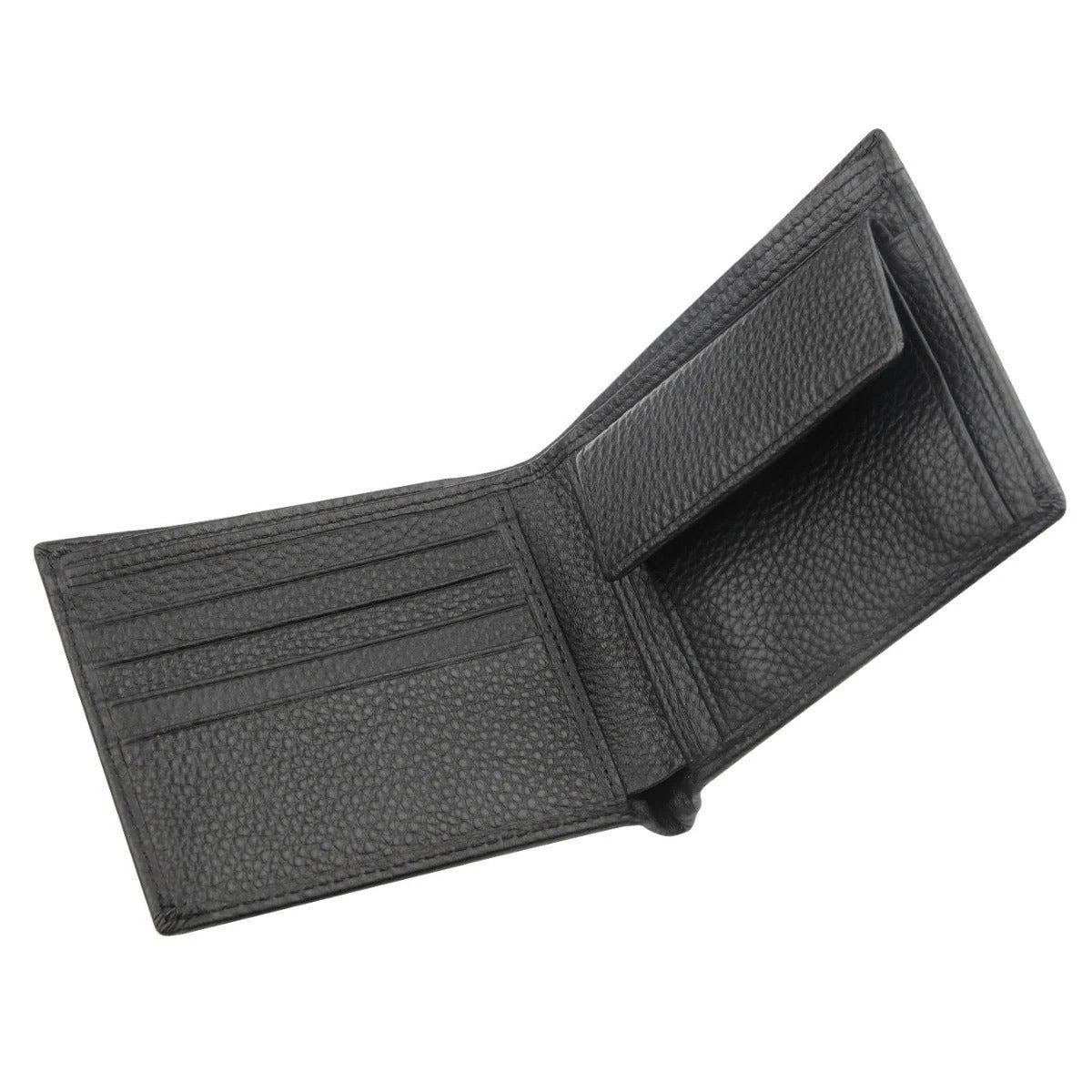 Men's Anti-Scanning RFID High-Capacity Credit Card Holder Made From First-Layer Cowhide Leather by GJG Denim