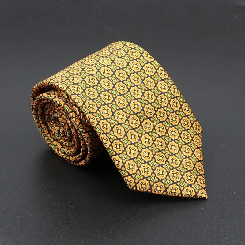 Men's Super Soft Bohemian Silk Ties by GJG Denim