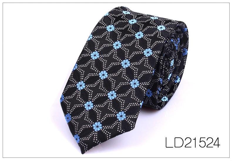 Men's Casual Fashion 6cm Flower Graffiti Tie by GJG Denim