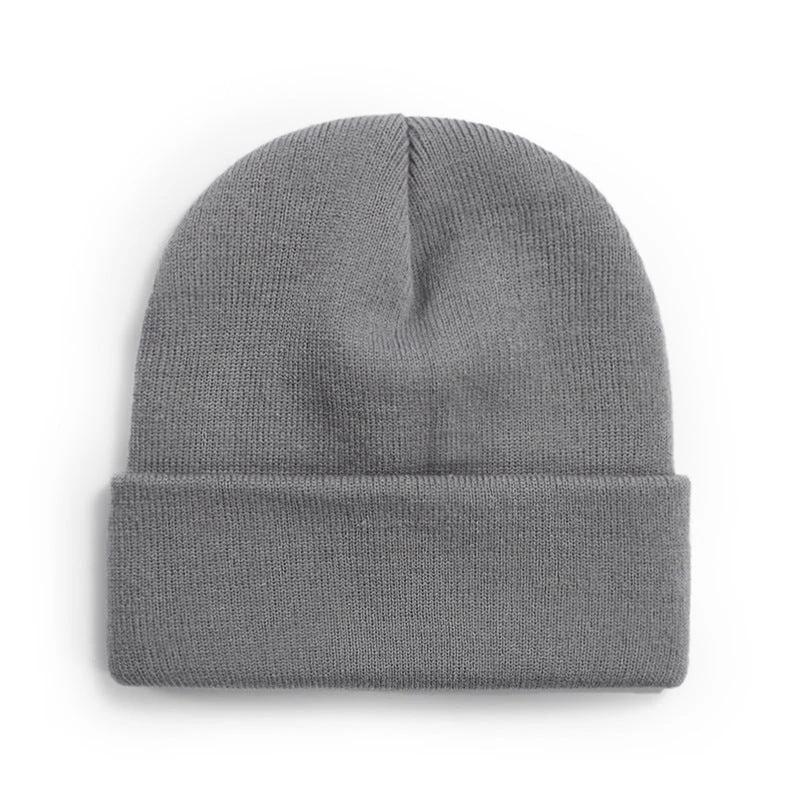 Men's Knitted Solid Color Beanie by GJG Denim
