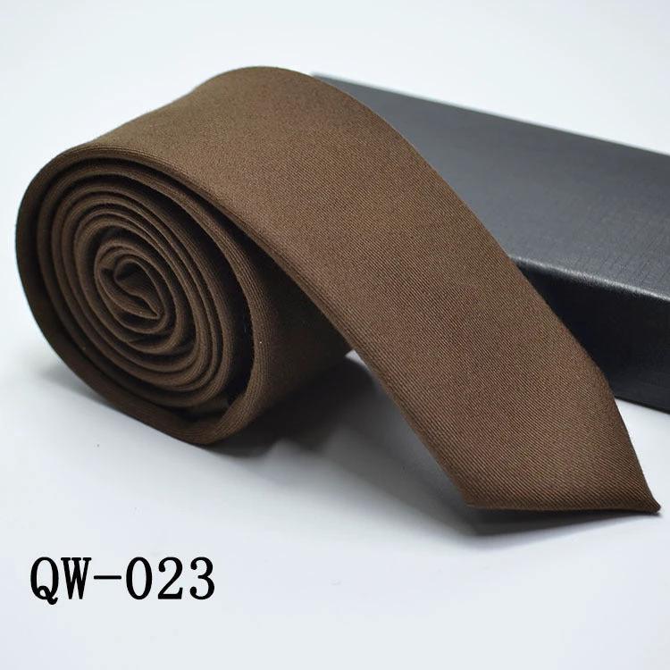 Men's Super Narrow Wool-like Elegant Tie by GJG Denim