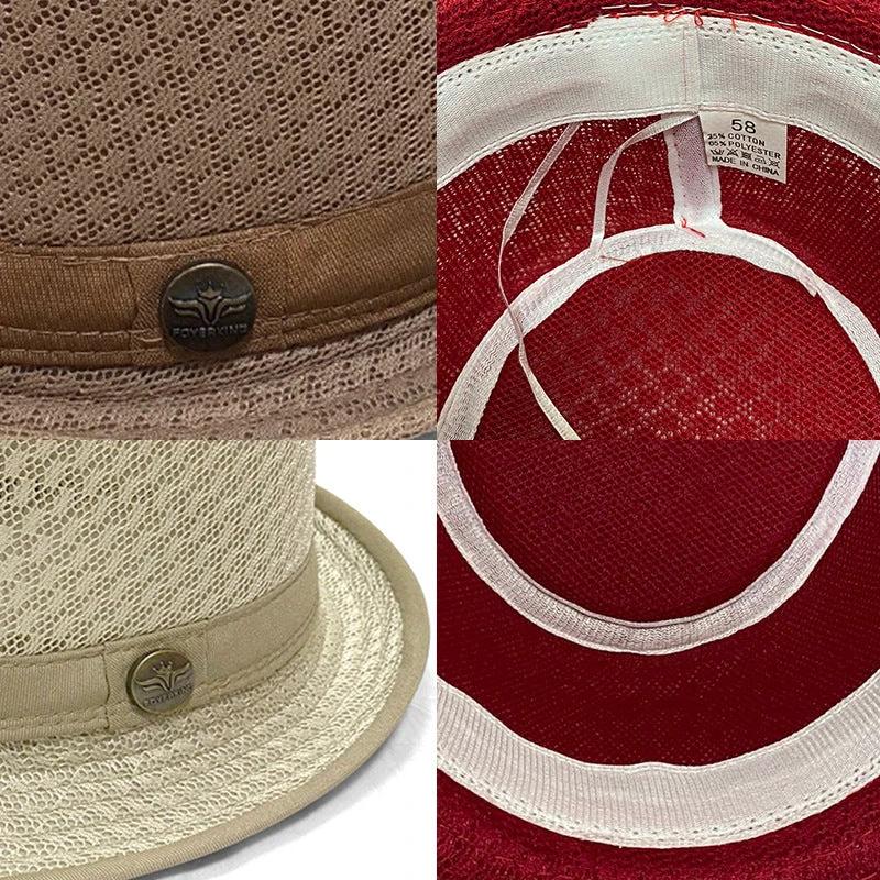 Outdoor Breathable Mesh Sun Hat For Men by GJG Denim