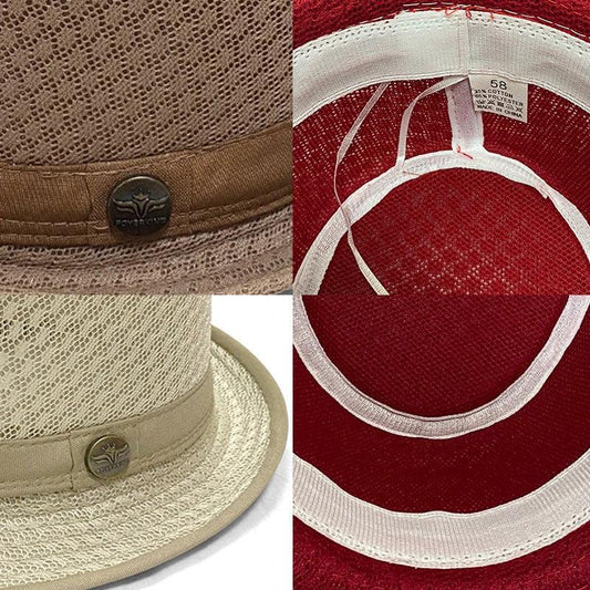 Outdoor Breathable Mesh Sun Hat For Men by GJG Denim