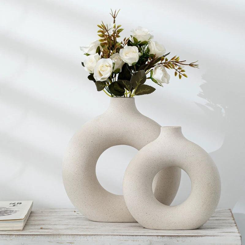 New Style Biscuit Vase Frosted Particle Flower Arranging Device by GJG Denim