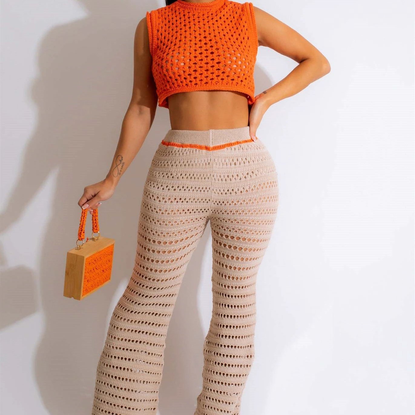 Crochet Casual set by GJG Denim