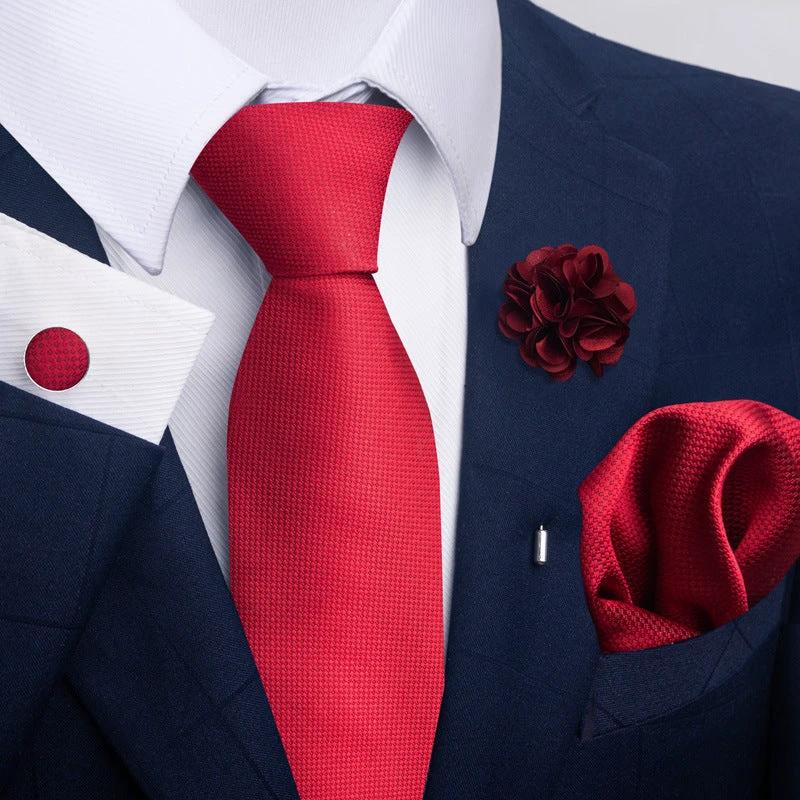 Men's Tie and Pocket Square Combo by GJG Denim