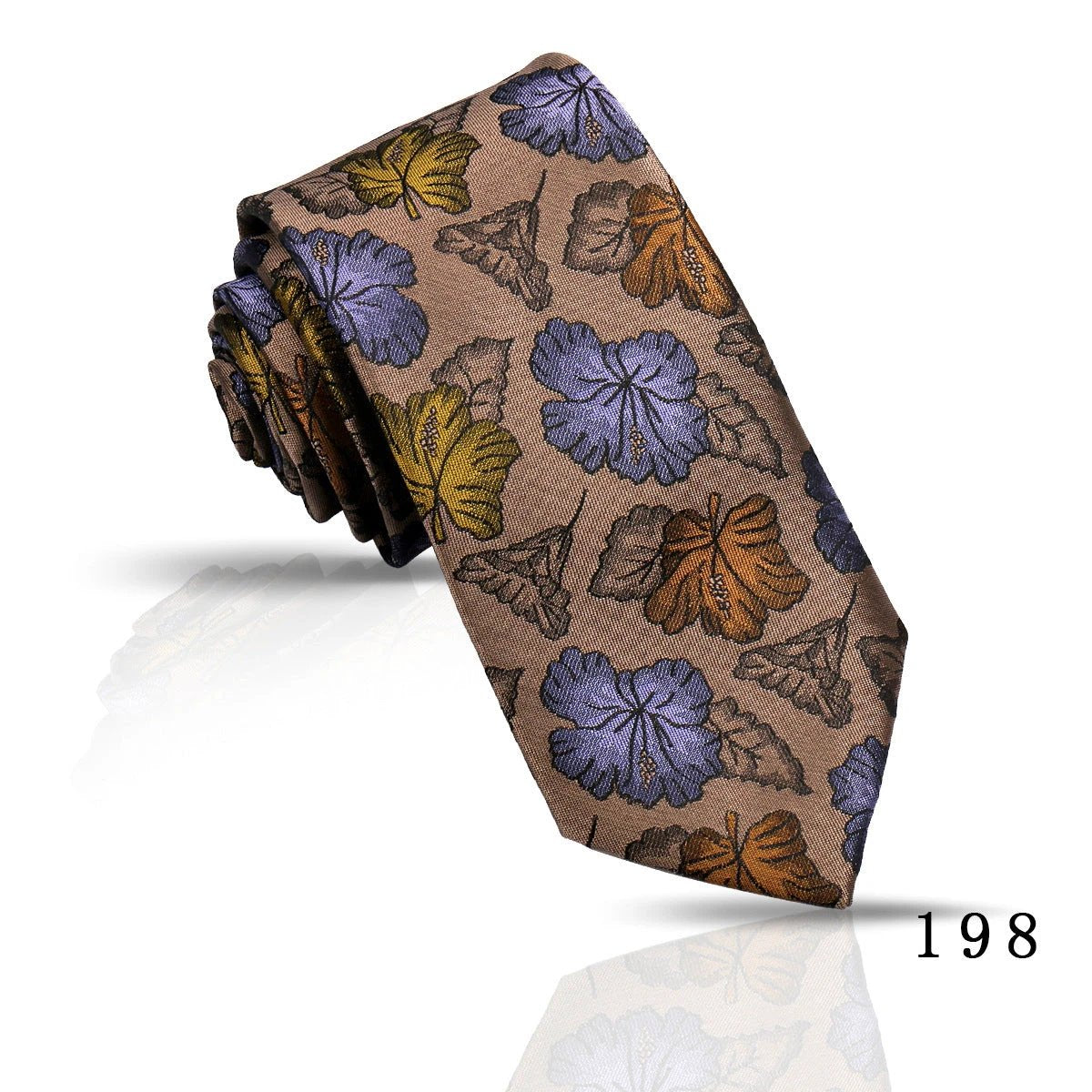 Men's Casual Polyester Jacquard Ties by GJG Denim