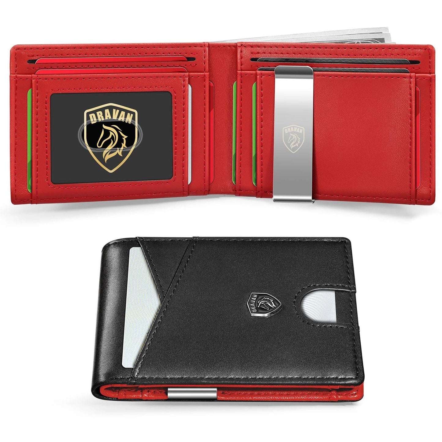 Men's Card Holder Portable Carbon Fiber by GJG Denim