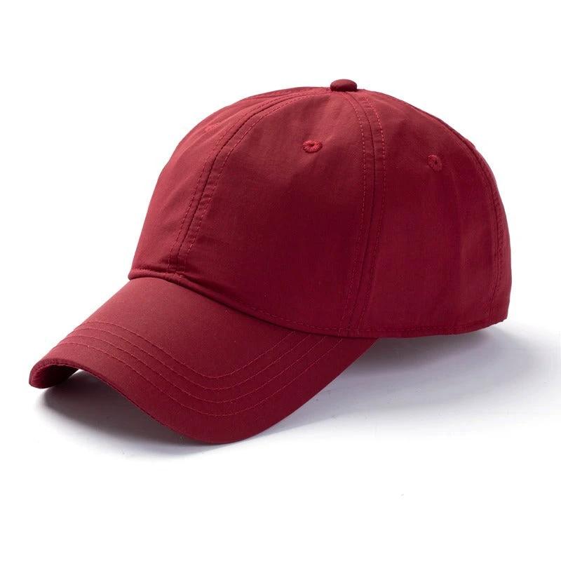 Outdoor Baseball Cap With Breathable Light Plate For Men by GJG Denim