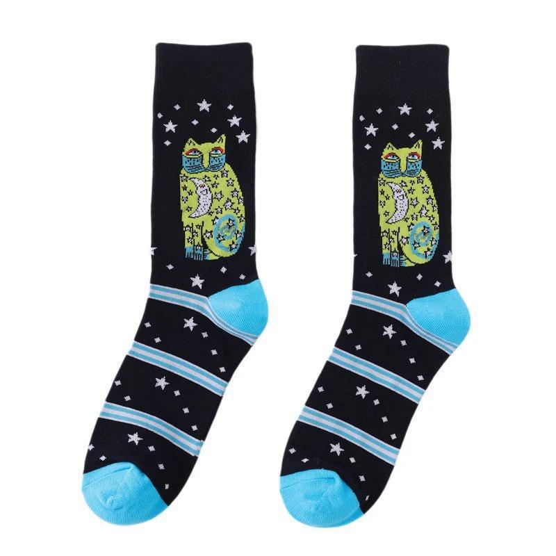 Anime Cartoon Trendy Socks For Men by GJG Denim