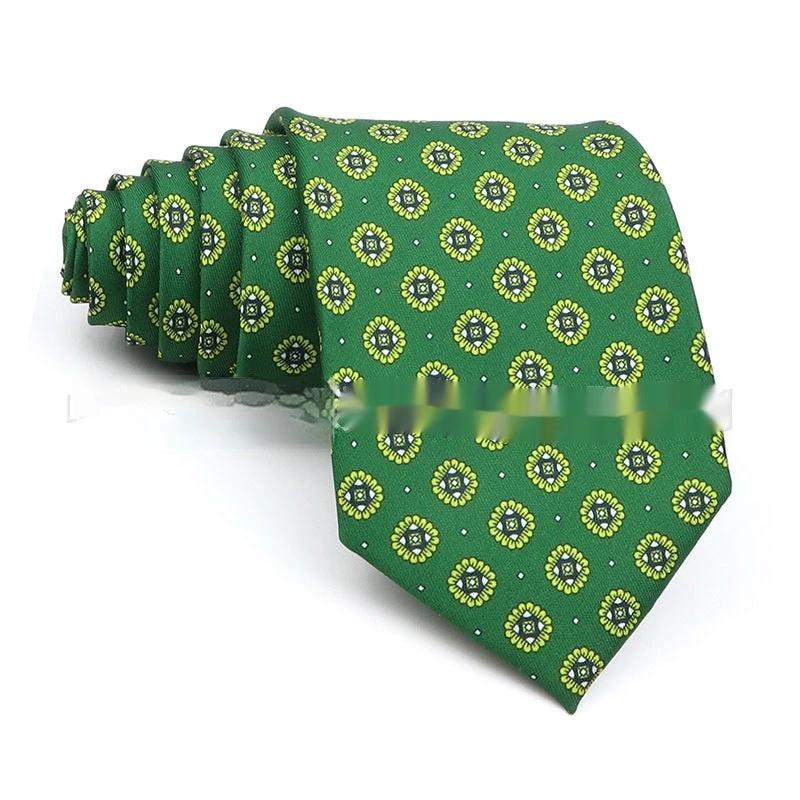 Business Polyester Men's Printed Tie by GJG Denim