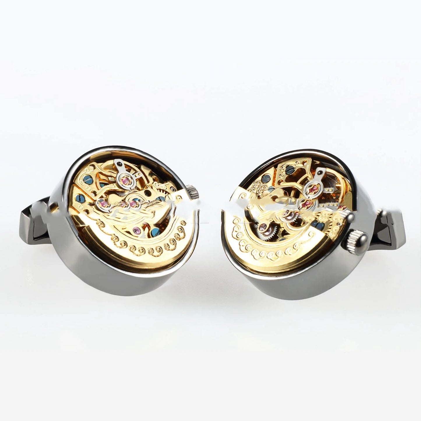 Men's High-end Movement Shirt Cufflinks by GJG Denim