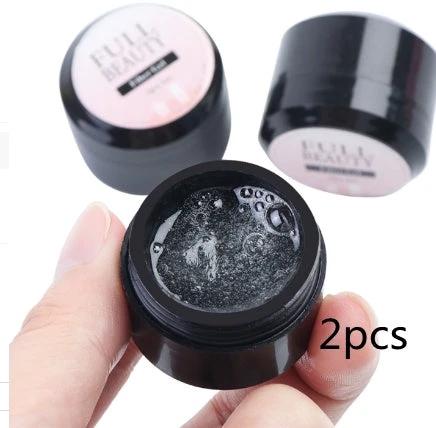 Creacked Repair Glue Nail Fiber Silk Extension Gel Fiberglass Poly UV Builder Gel Polish Manicure Art Prolonged Tool by GJG Denim