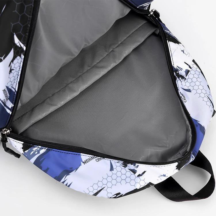 Mens Two-Piece Set Backpack And Chest Bag by GJG Denim