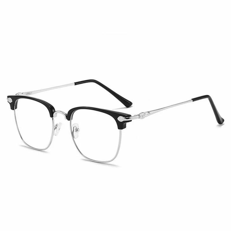 Eyebrow-frame Blue-light-blocking Reading Glasses For Men by GJG Denim