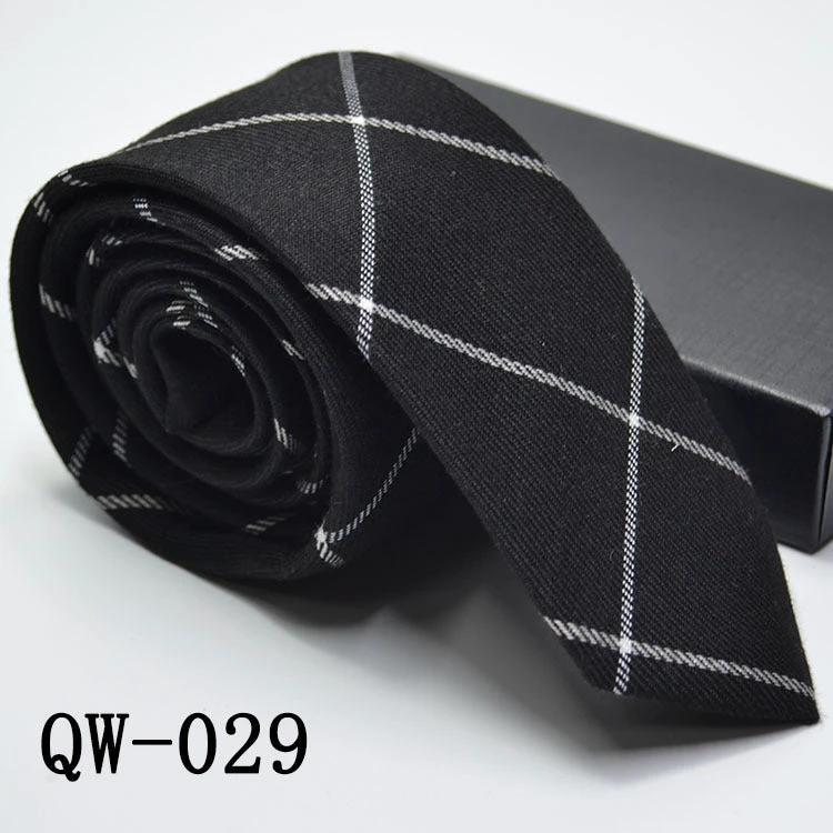 Men's Super Narrow Wool-like Elegant Tie by GJG Denim