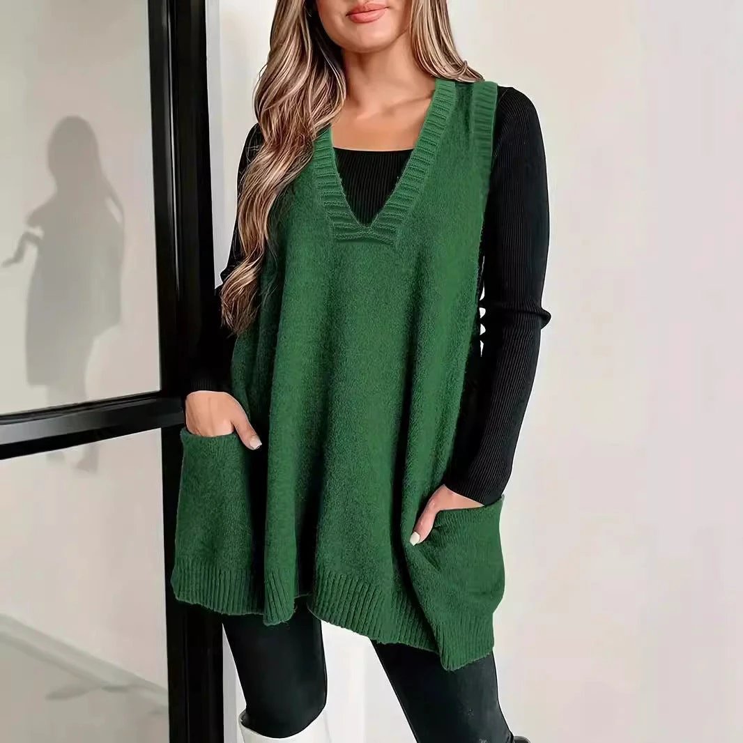 Loose Plus Size Sleeveless Pullover Casual Fashion by GJG Denim