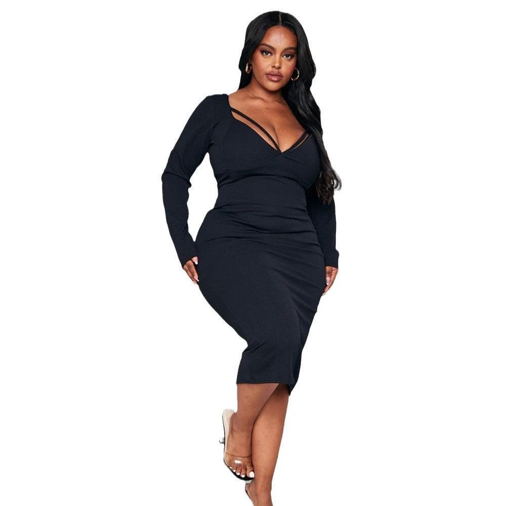 Women's European And American Elegant Style Dress by GJG Denim