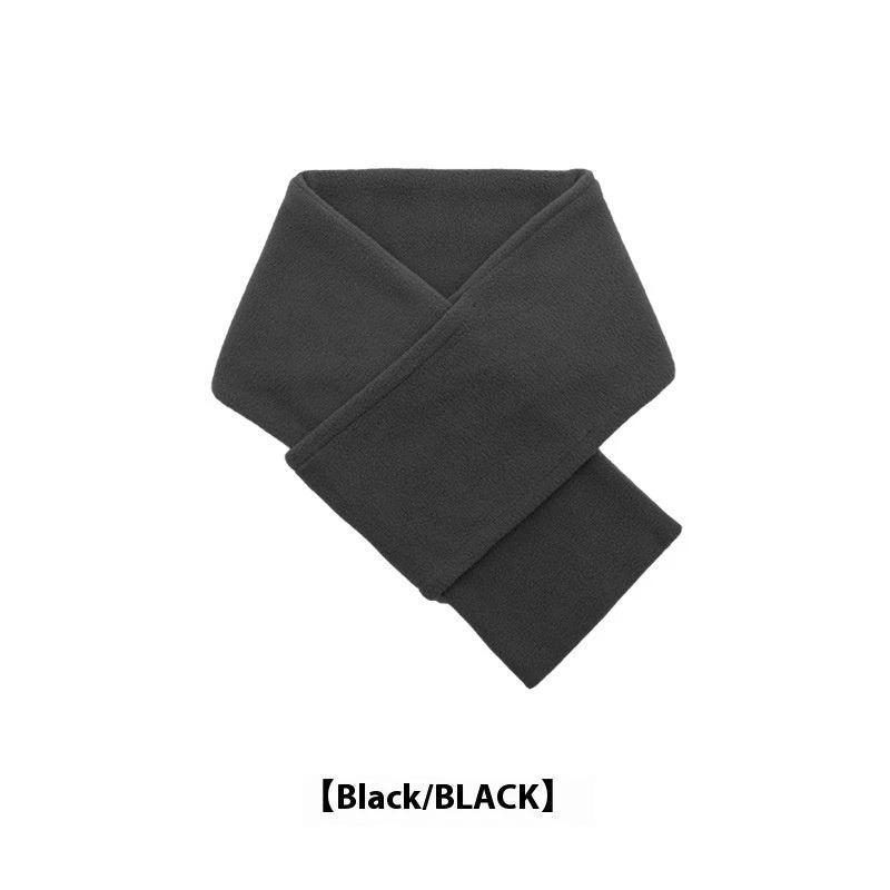 Autumn And Winter Warm Scarf Fashion Simple Solid Color Men's Polar Fleece by GJG Denim