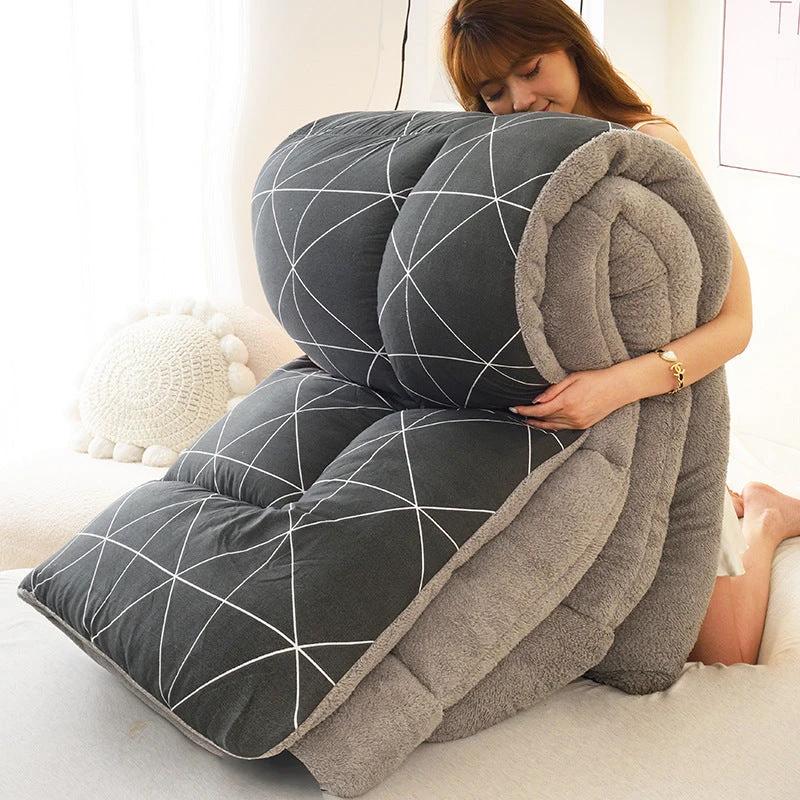 Lambswool Quilt Winter Thickened Cotton Quilt by GJG Denim