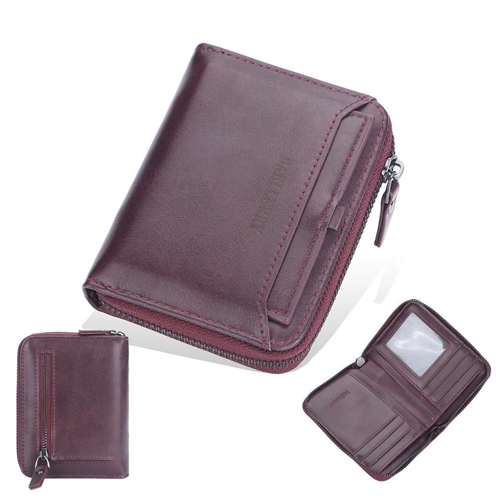 Men's Business Retro Multi Card Slots Wallet by GJG Denim
