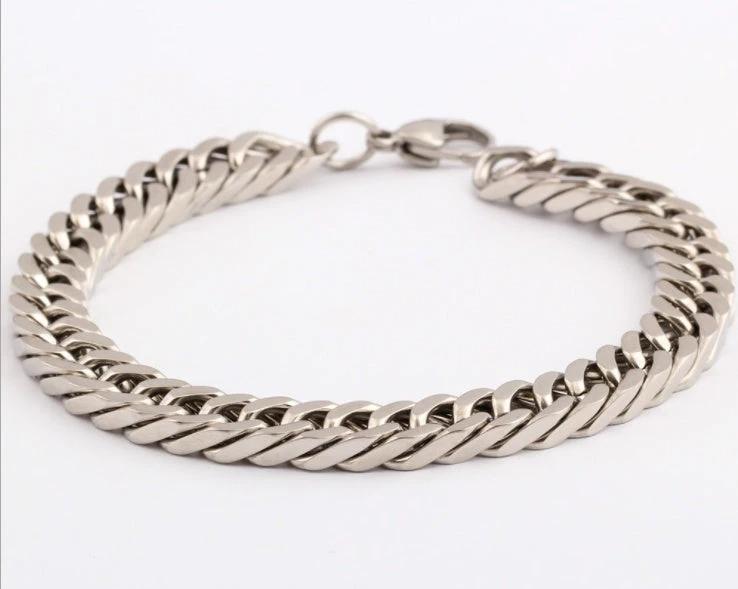 Titanium Steel Bracelet For Men by GJG Denim