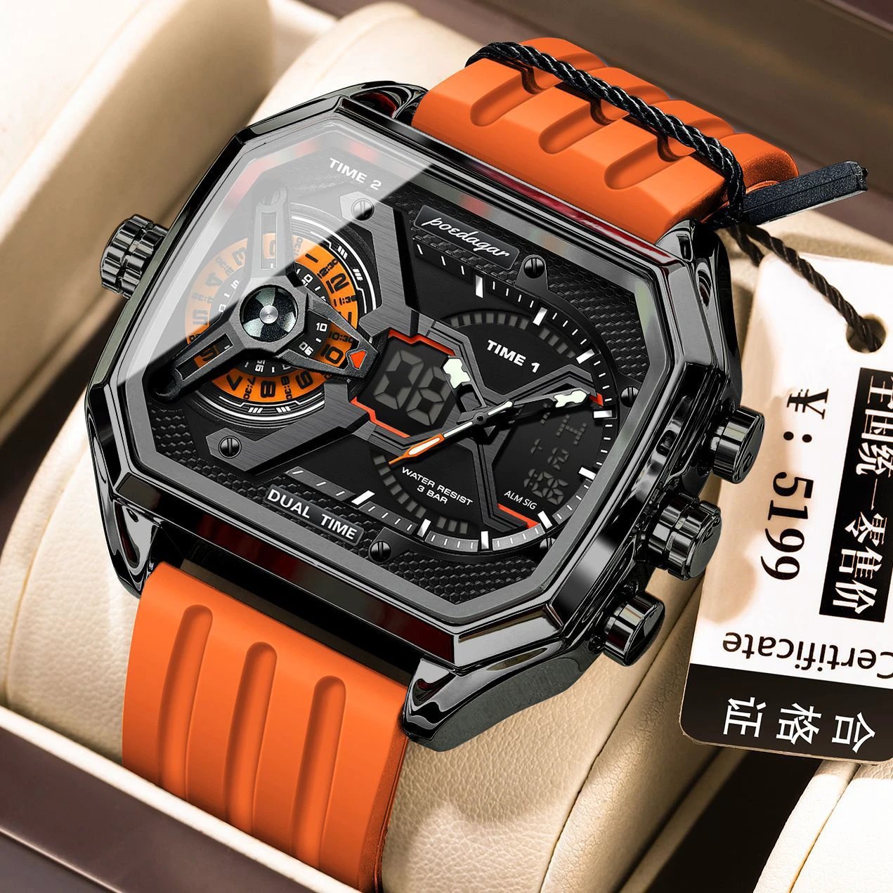Trendy Fashionable Multi-function Smartwatch For Men by GJG Denim