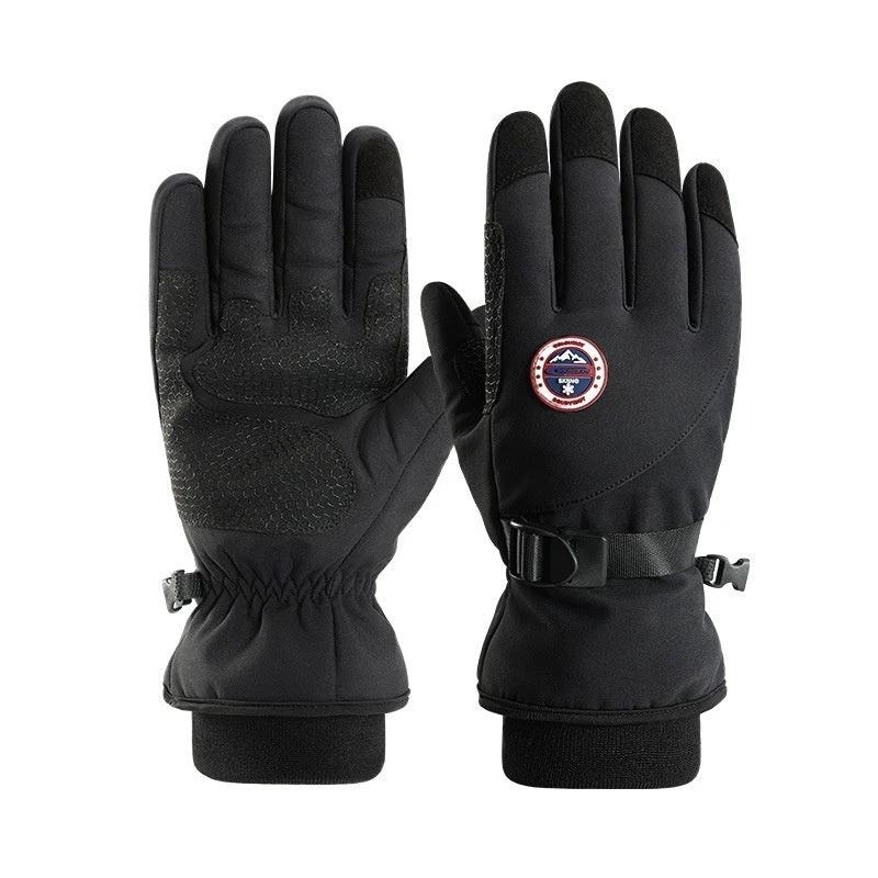 Winter Men's Warm Skiing Outdoor Sports Riding Gloves by GJG Denim