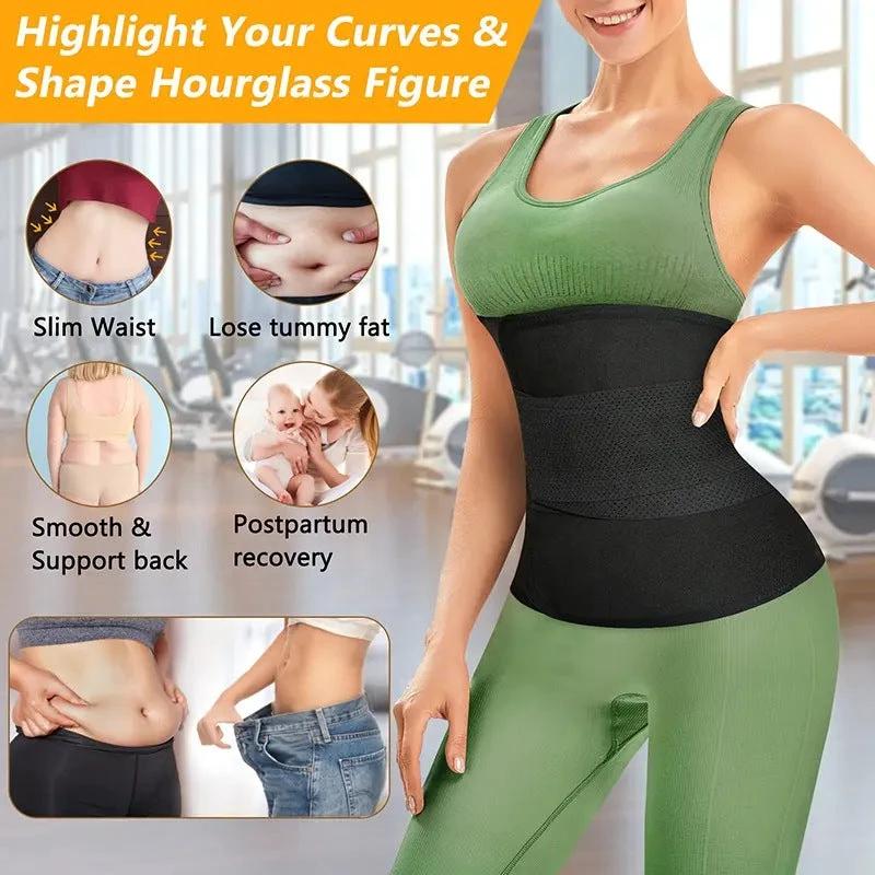 Men's And Women's Waist Shaping Belt Sports Fitness by GJG Denim