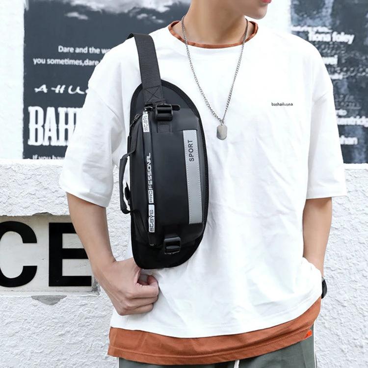 Men's Reflective Crossbody Bags by GJG Denim