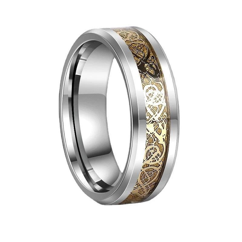 Personalized Men's High Sense Tungsten Ring by GJG Denim