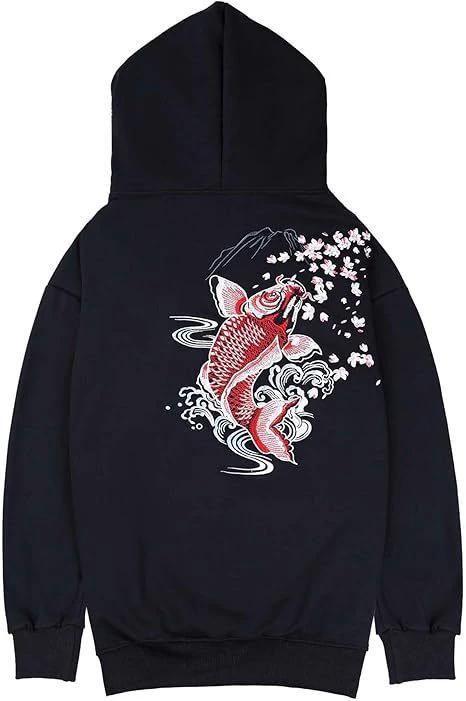 Men's Printed Pattern Hoodie by GJG Denim