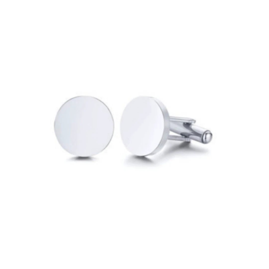 Minimalist Stainless Steel Cufflinks by GJG Denim