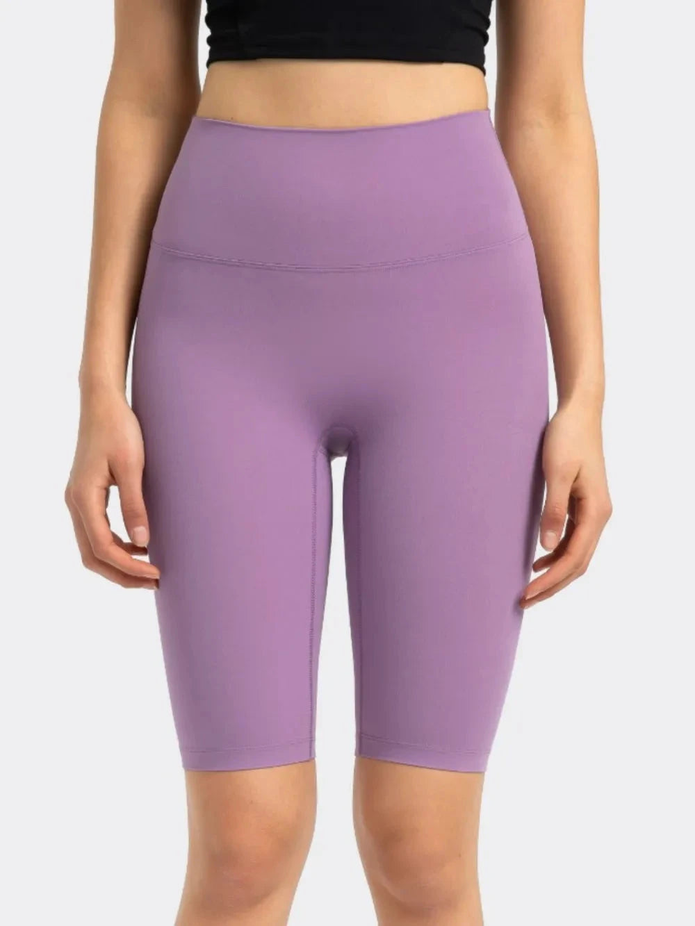 Millennia High Rise Wide Waistband Active Shorts by Lady Ros